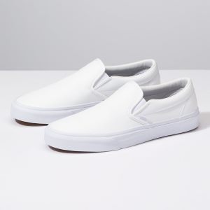 Vans Erkek Kaykay Ayakkabısı Tumble Slip-On Beyaz | 21787-206